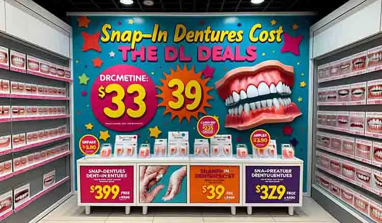 Snap-In Dentures Cost: The Best Deals