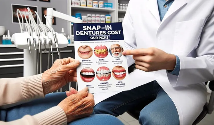 Snap-In Dentures Cost: Our Top Picks