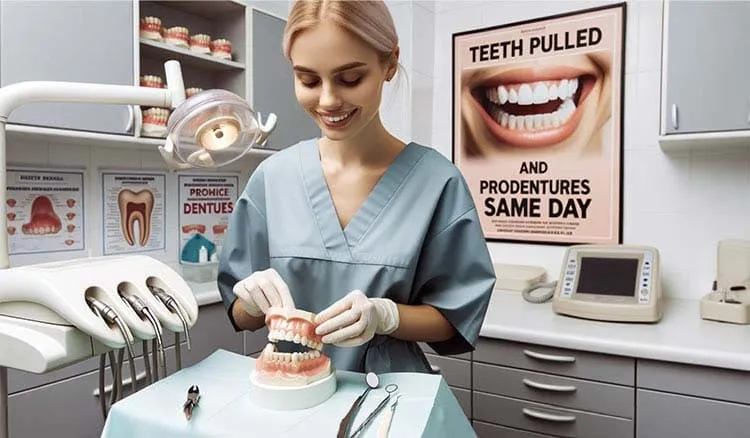 Teeth Pulled and Dentures Same Day Near Me