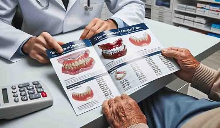 Snap-In Dentures Cost: Compare Prices